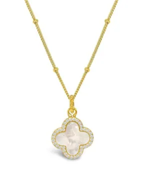 023-G-238MOP CLASSY GIRLS WEAR PEARLS-MOP CLASSY CLOVER