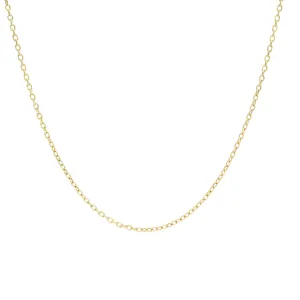 1mm Cable Chain | Gold