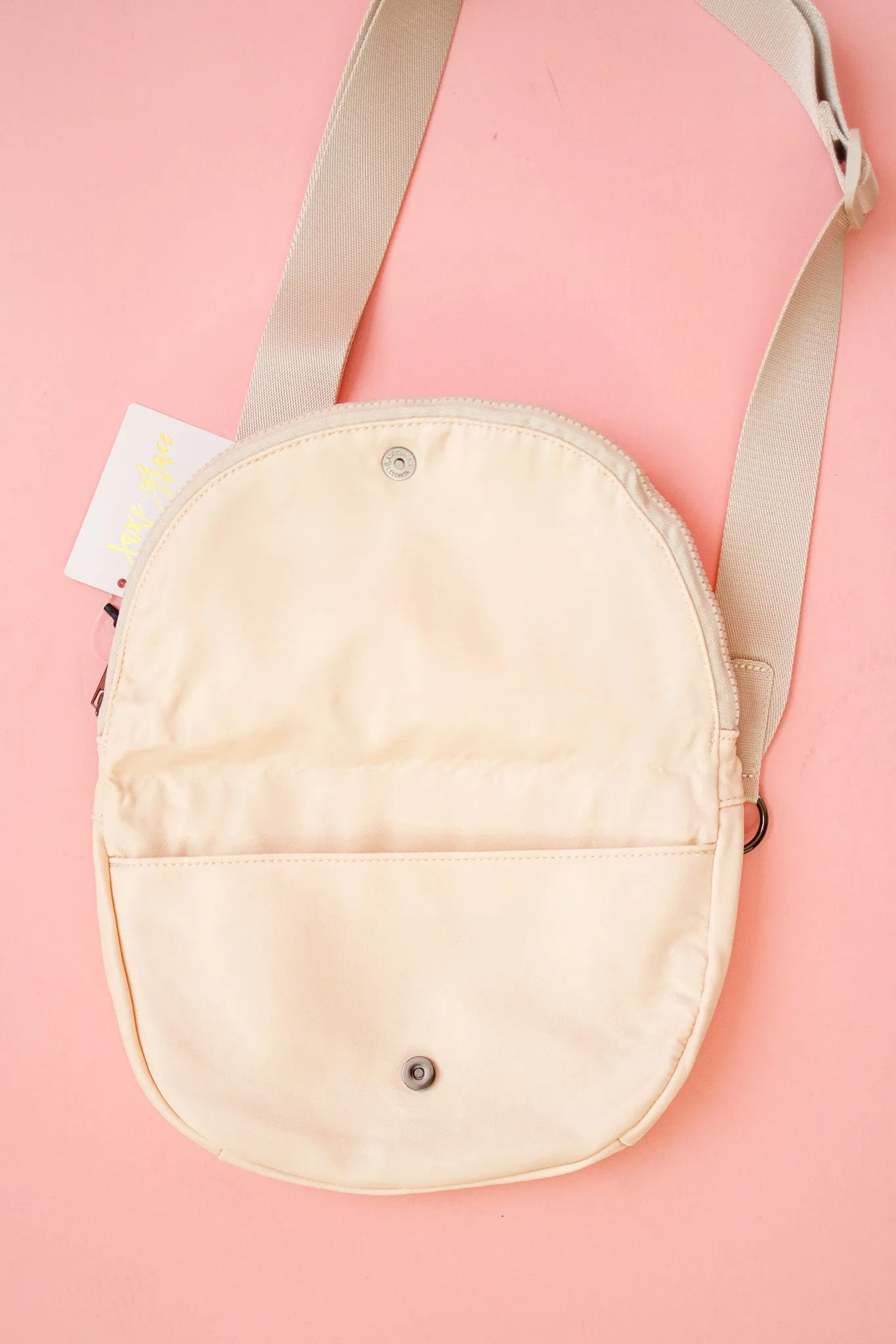 Beige Margot Moon Belt Bag