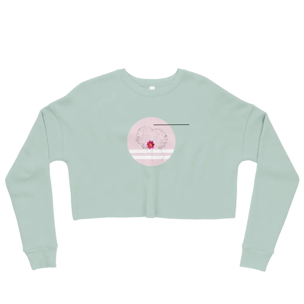 Bloom Fro Crop Sweatshirt