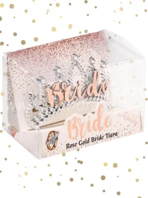 Bride Rose Gold Boxed Tiara TIARA-BRIDE