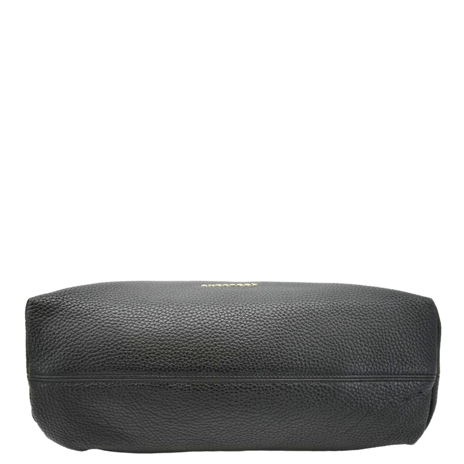 BURBERRY Baynard Medium Grainy Calfskin Leather Tote Bag Black