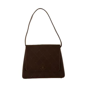 Chanel Brown Quilted Shoulder Bag