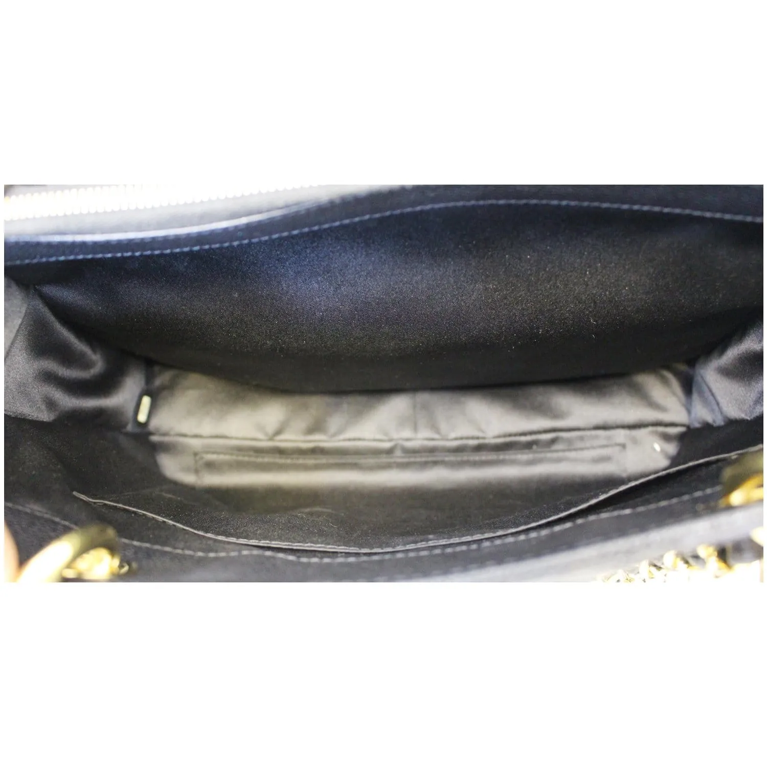 CHANEL Grand Shopping Caviar Leather Tote Bag Black