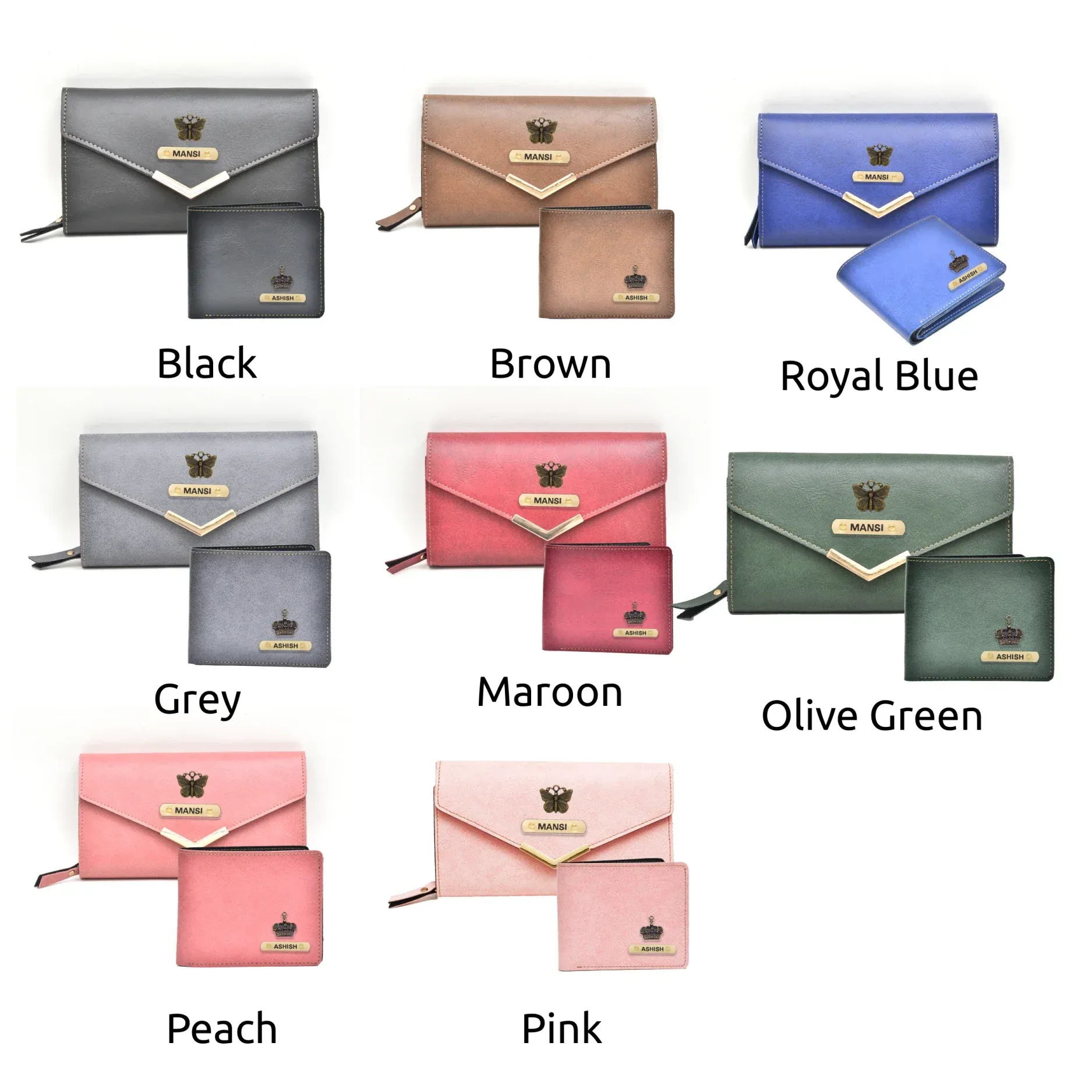 Classy Lady Wallet   Classy Men's Wallet | Couple Gifts - Pink