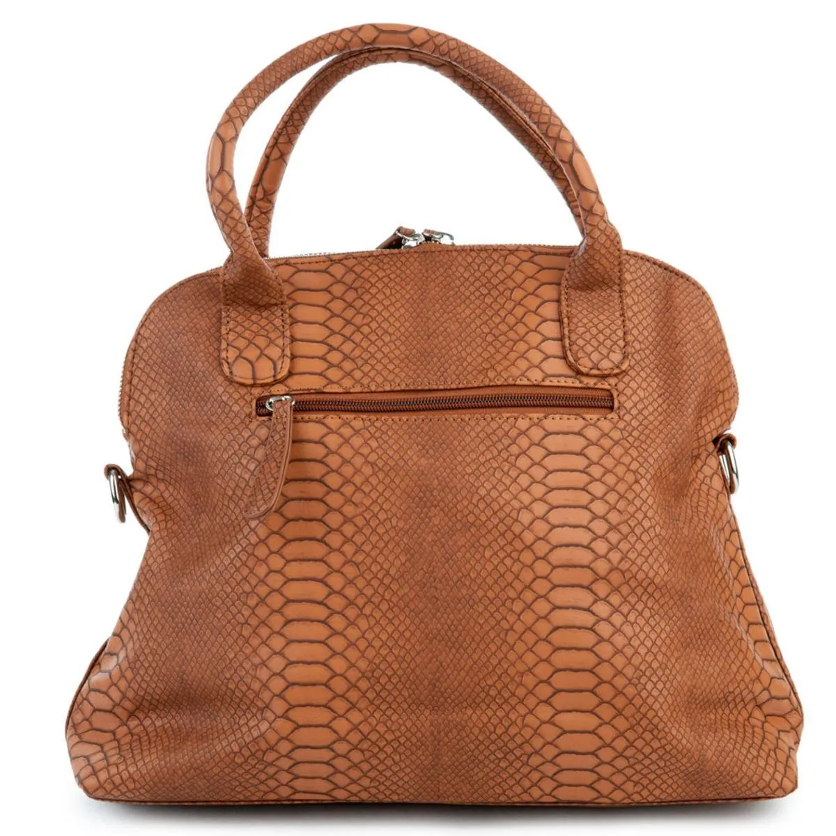 Classy Rose Handbag  Brown