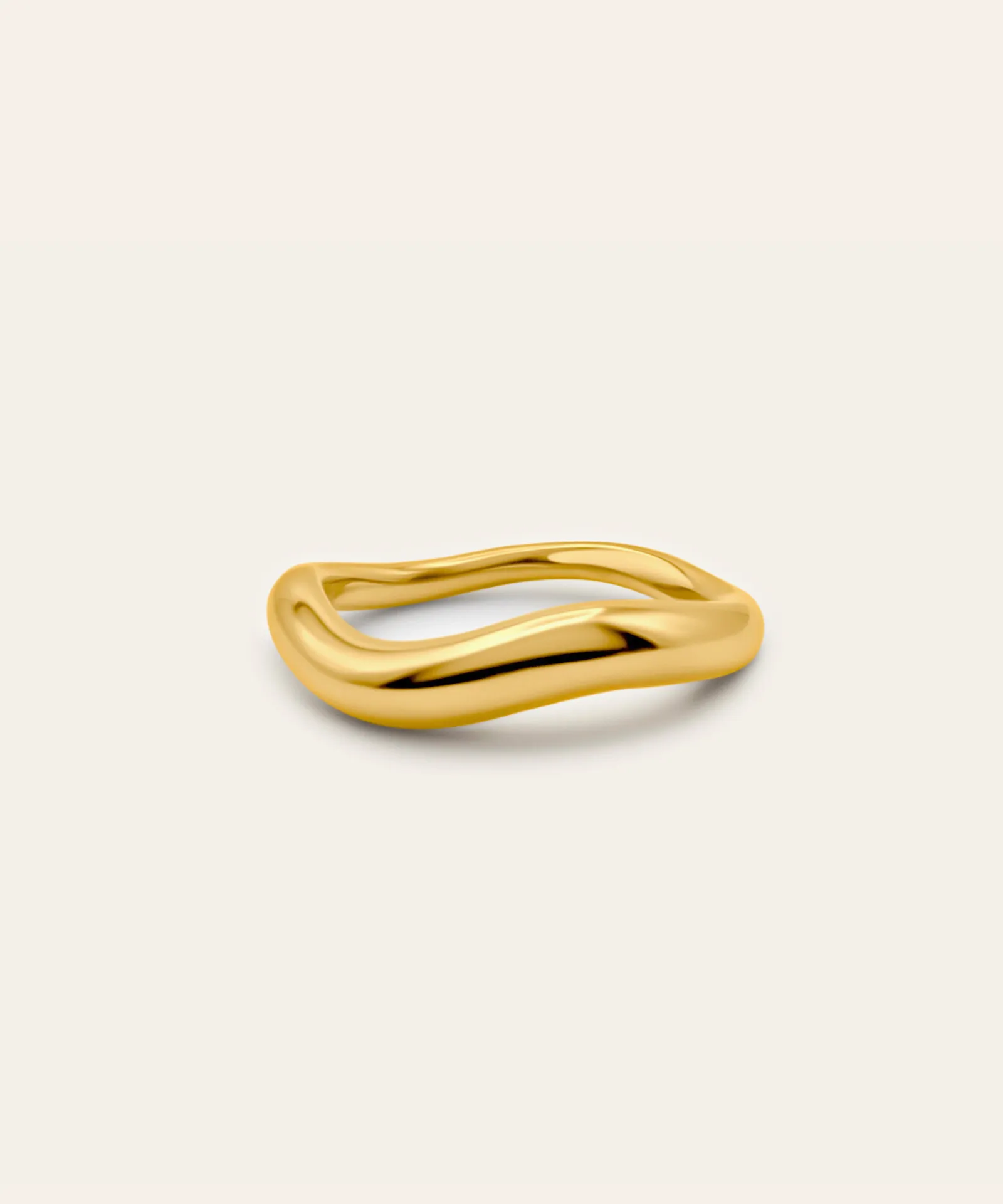Elly Gold Wave Ring