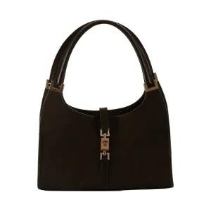 Gucci Black Logo Jackie Bag