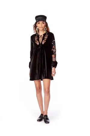 LOST WANDER Black Flower Child Mini