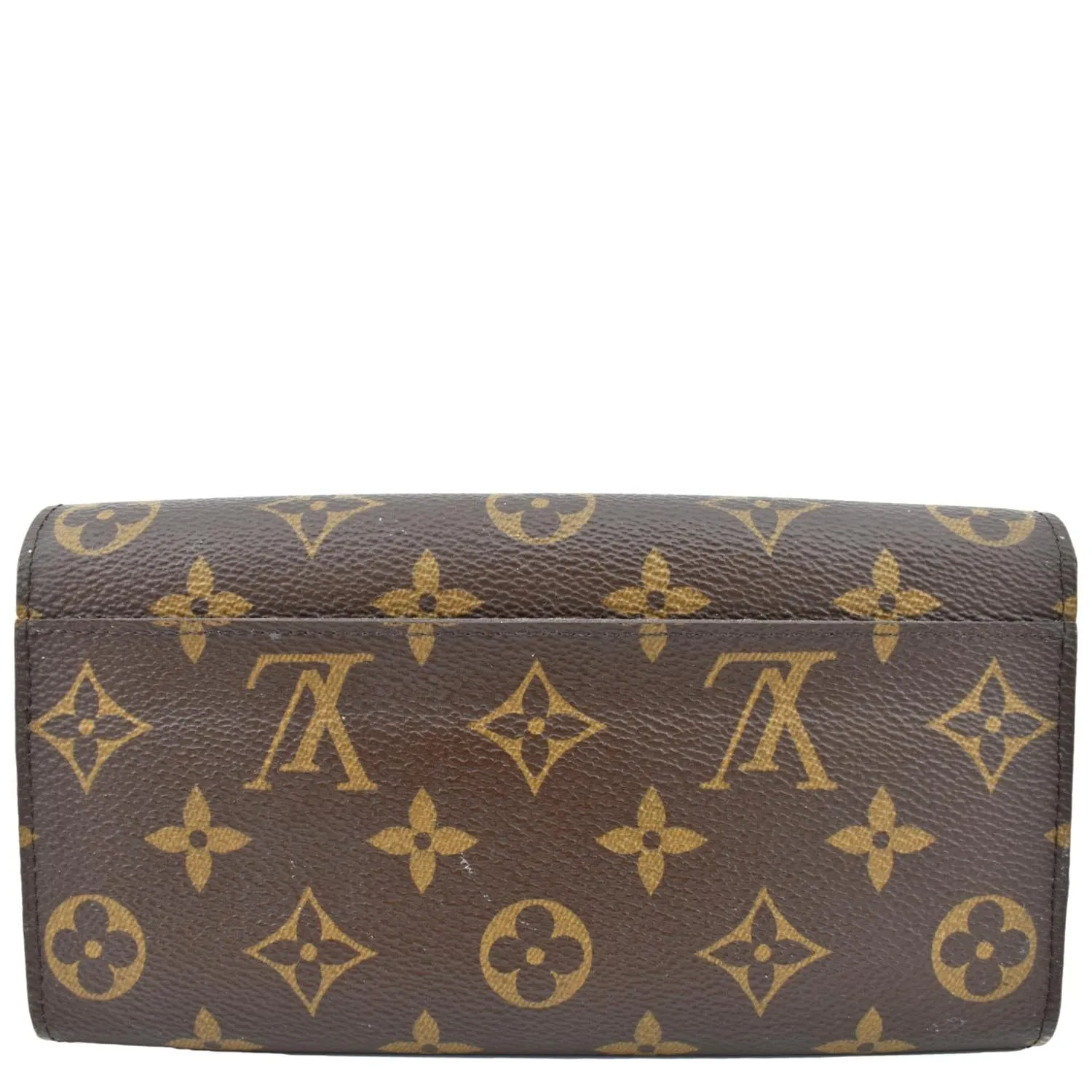 LOUIS VUITTON Sarah Monogram Canvas Wallet Brown