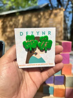 Lucky Clover studs