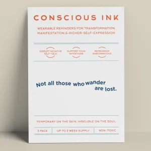 Not all those who wander are lost Manifestation Tattoo