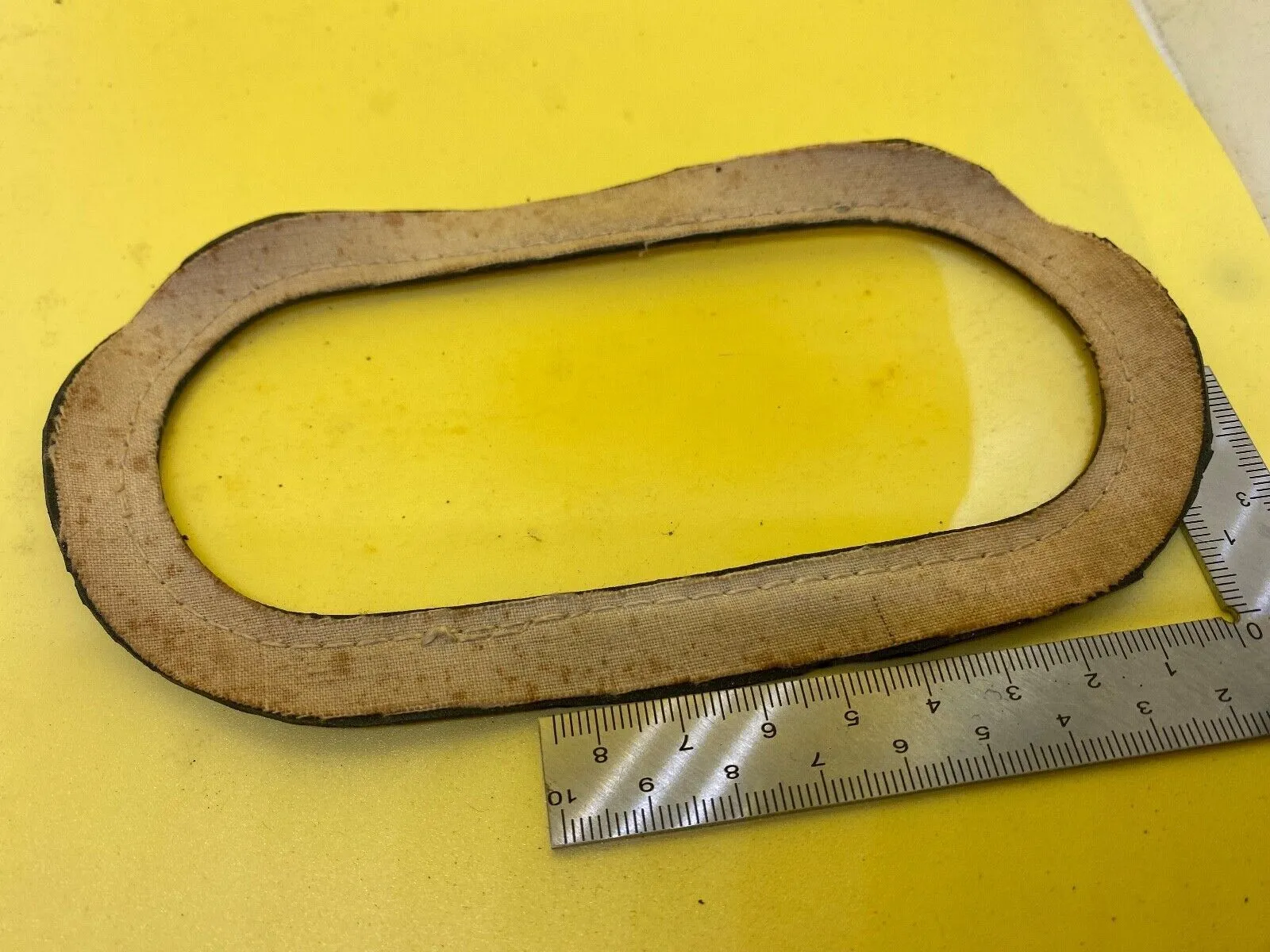 Original WW2 Civilian Gas Mask Face Panel - Useful Replacement