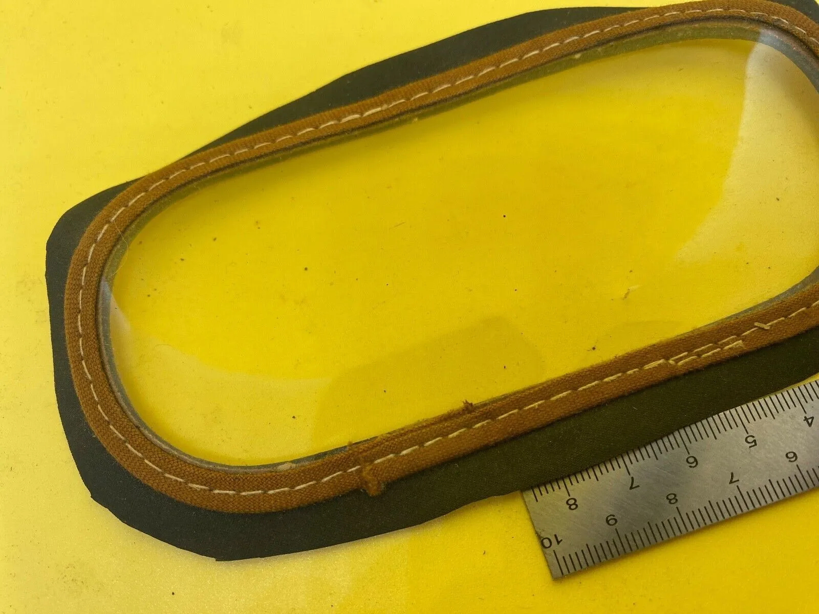 Original WW2 Civilian Gas Mask Face Panel - Useful Replacement