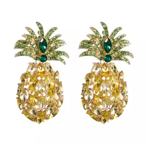 PINEAPPLE STATEMENT EARRINGS