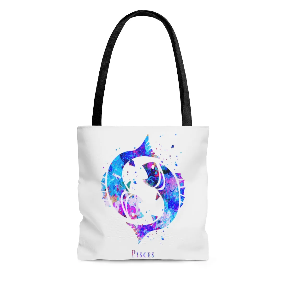 Pisces Zodiac Sign Tote Bag