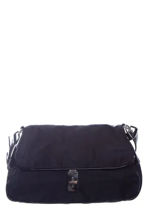 Prada Black Nylon Shoulder Bag