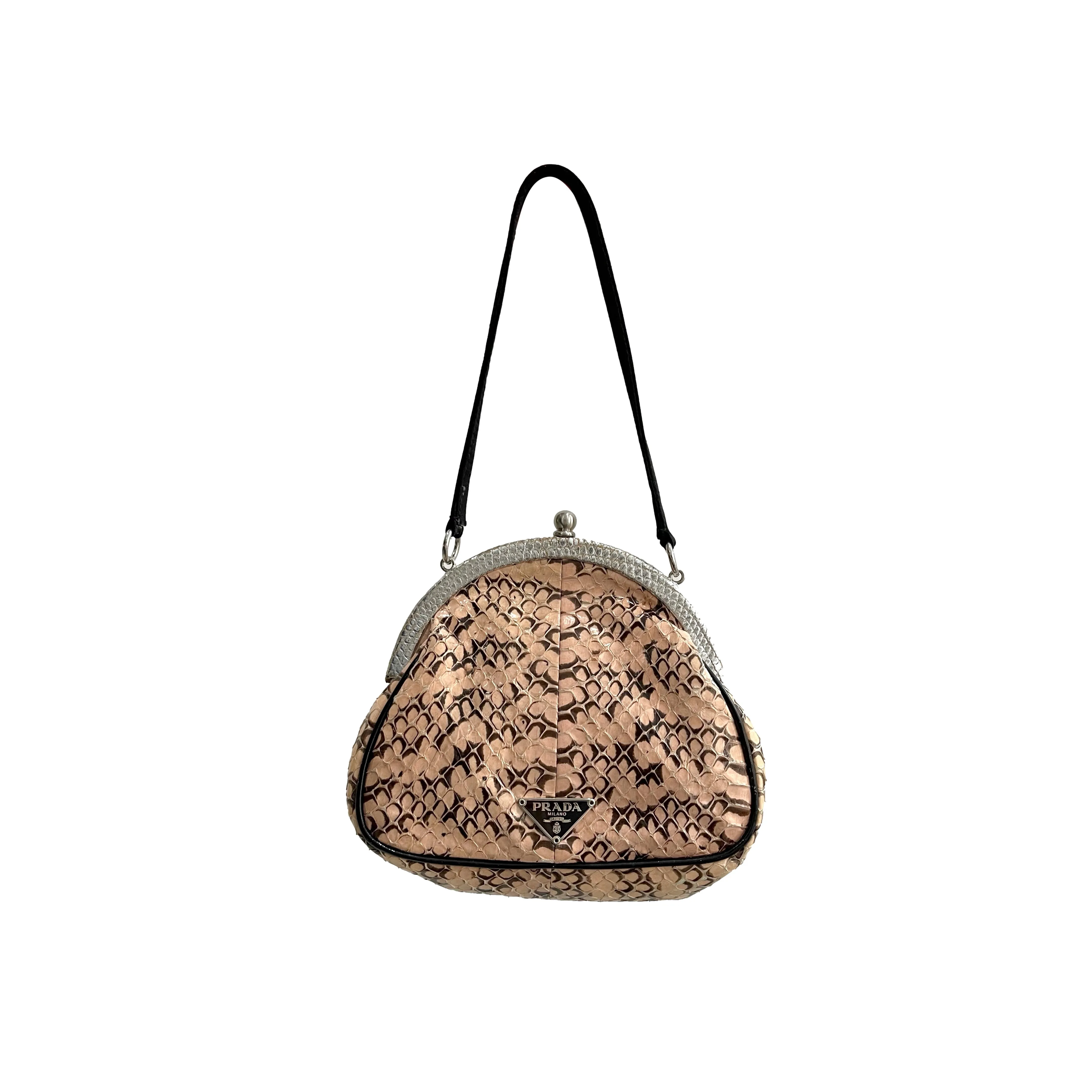 Prada Snakeskin Mini Top Handle