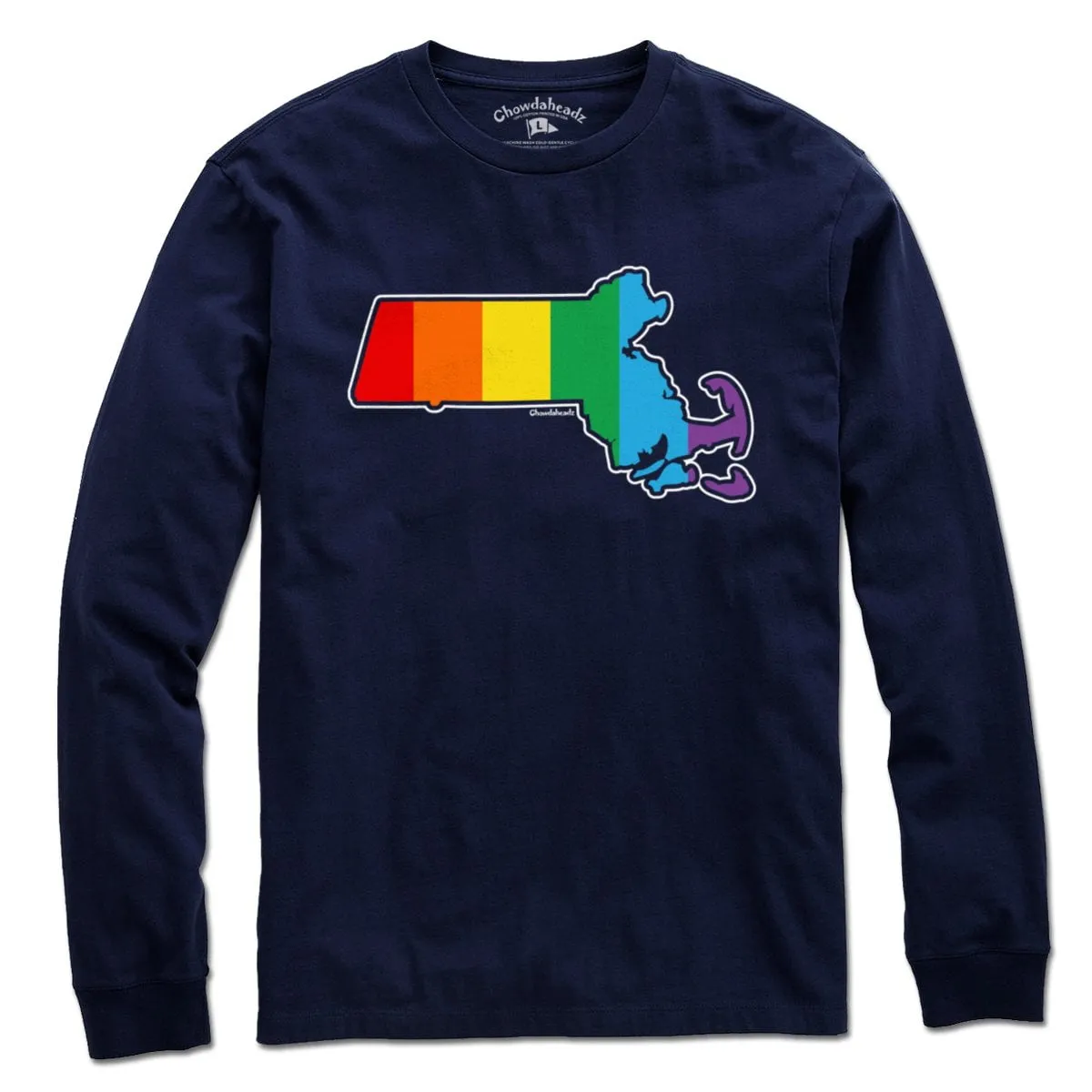 Rainbow Massachusetts T-Shirt