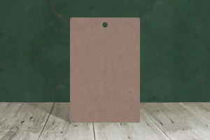 Rectangle key fob blank - 2mm MDF
