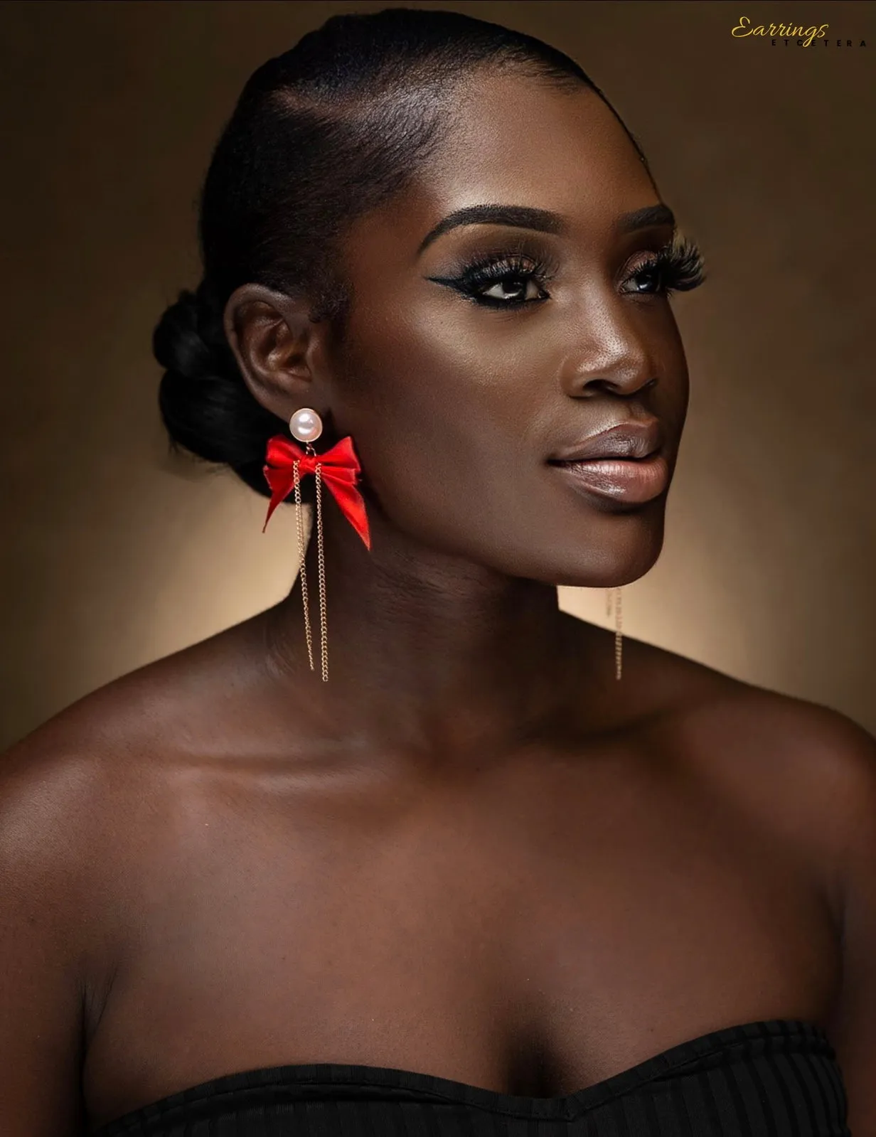 RIBBON BOW EARRINGS