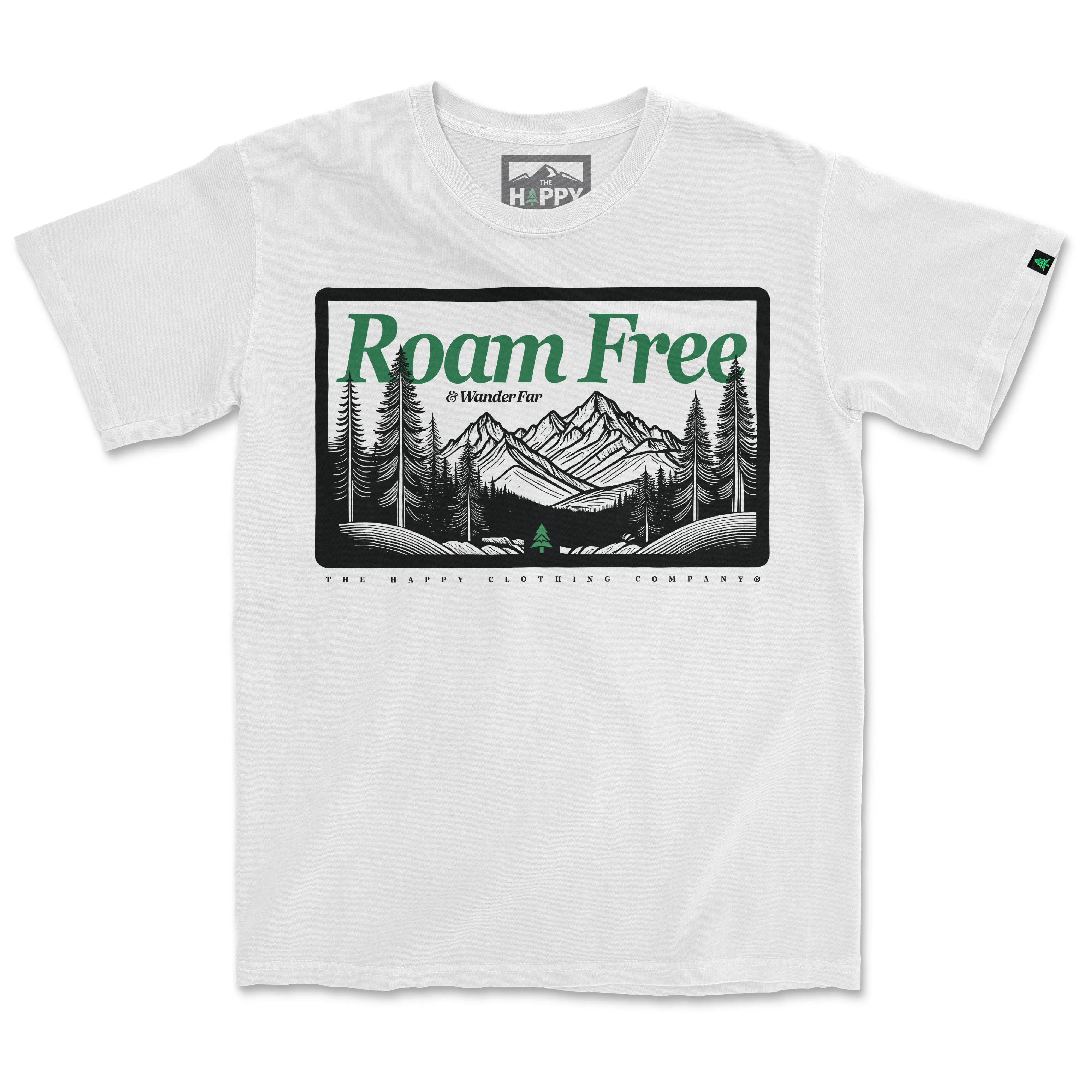 Roam Free & Wander Far Pigment-Dyed Tee