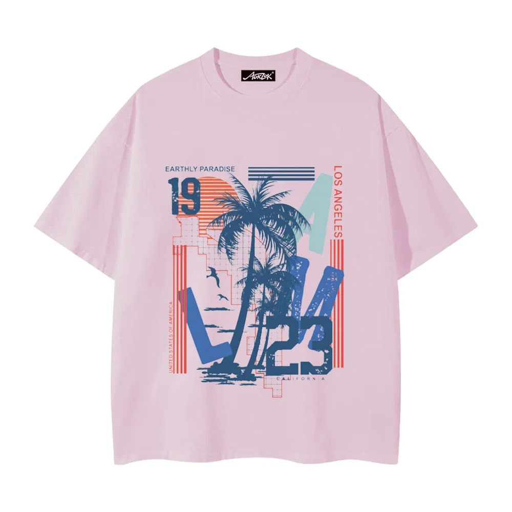 Simple Coconut Print T-shirt