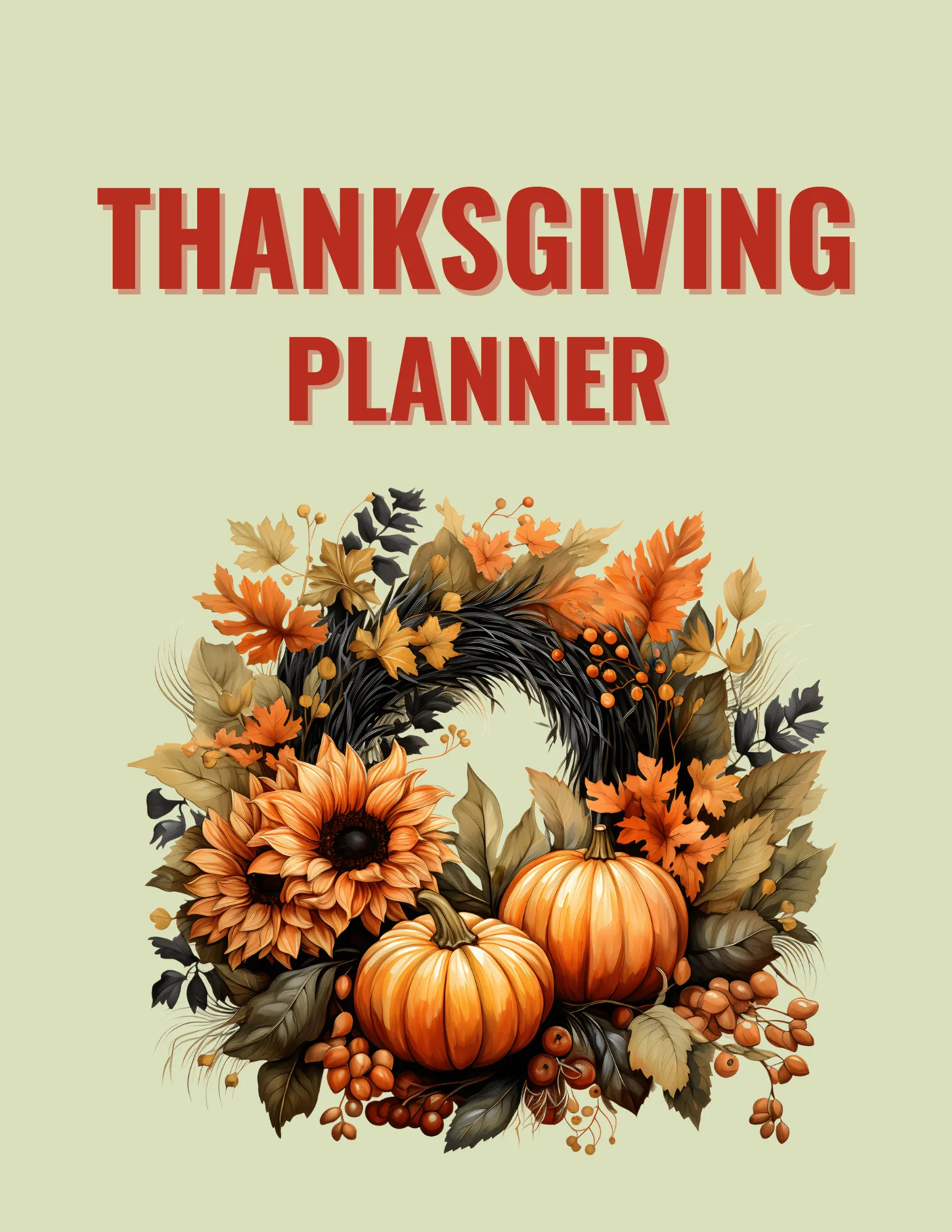 Thanksgiving Planner- Simple