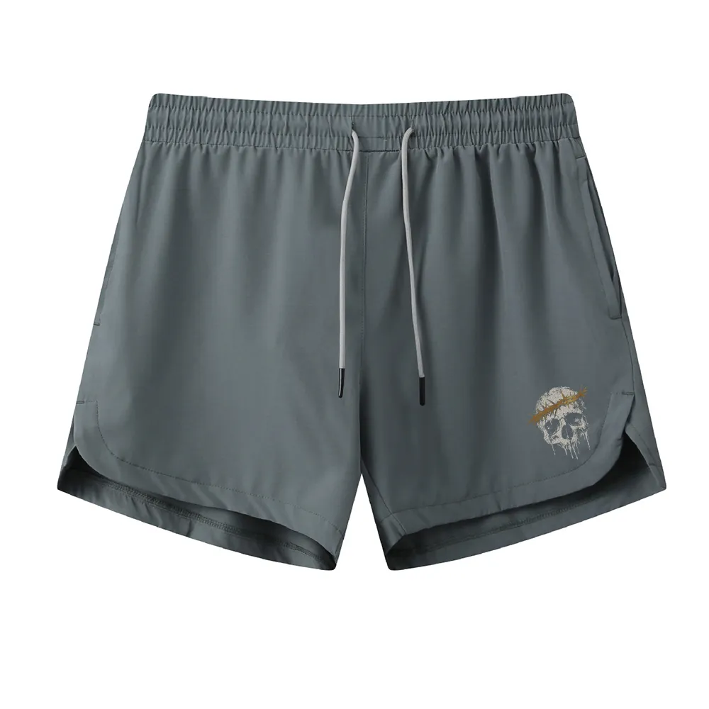 Thorn Skeleton Graphic Shorts