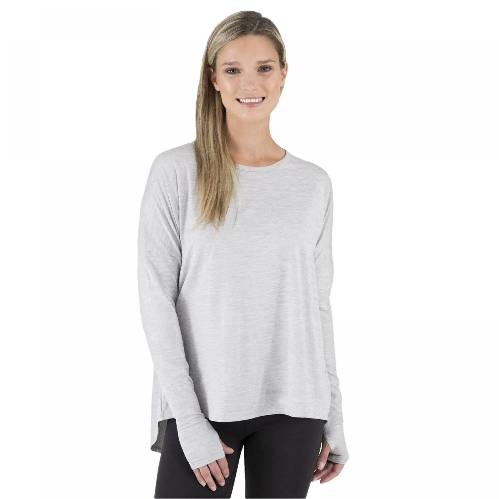 Wander by Hottotties Women's Charlotte Drop Shoulder Thermoregulation Tunic Top