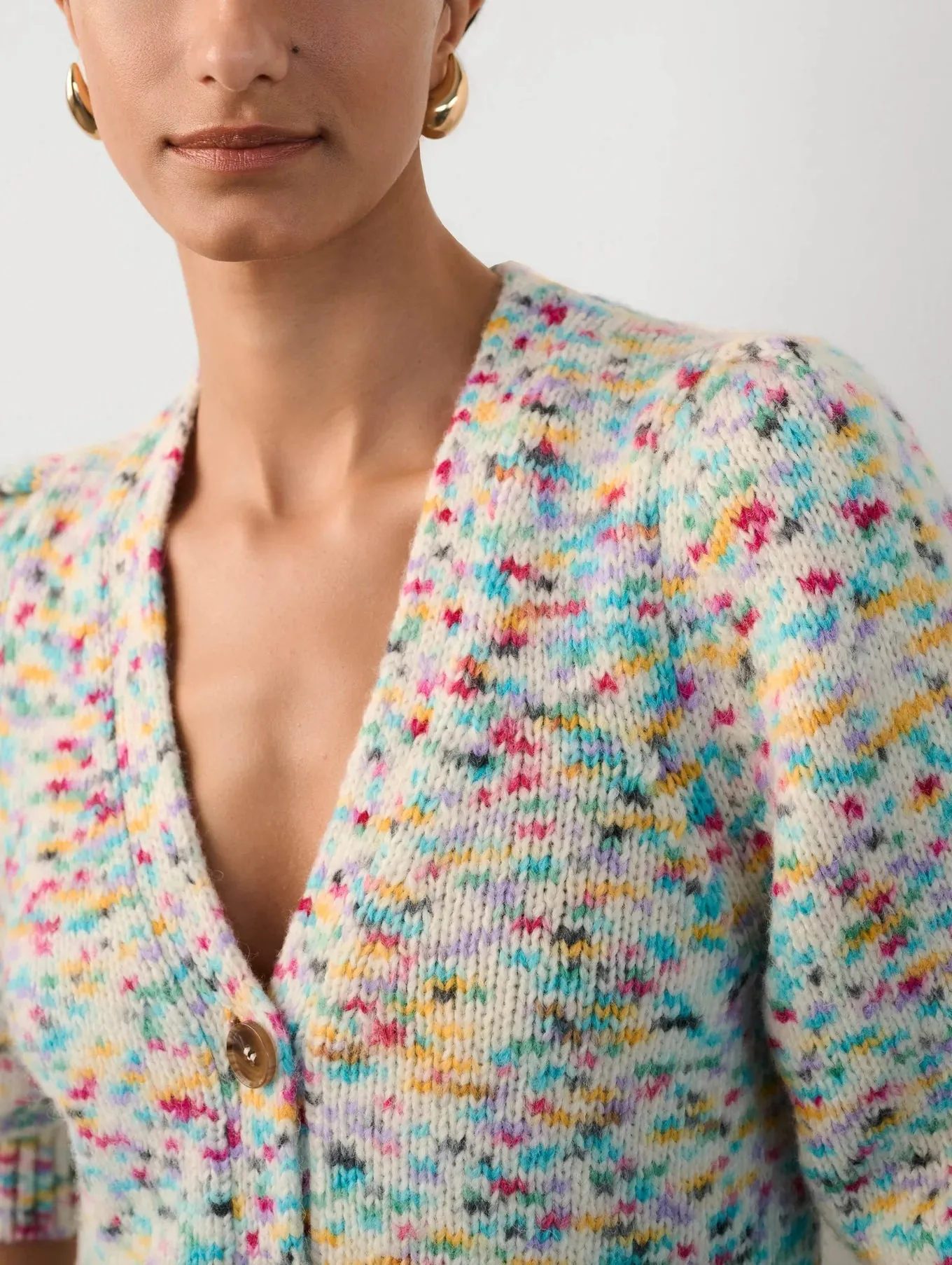 Watercolor Alpaca cardigan