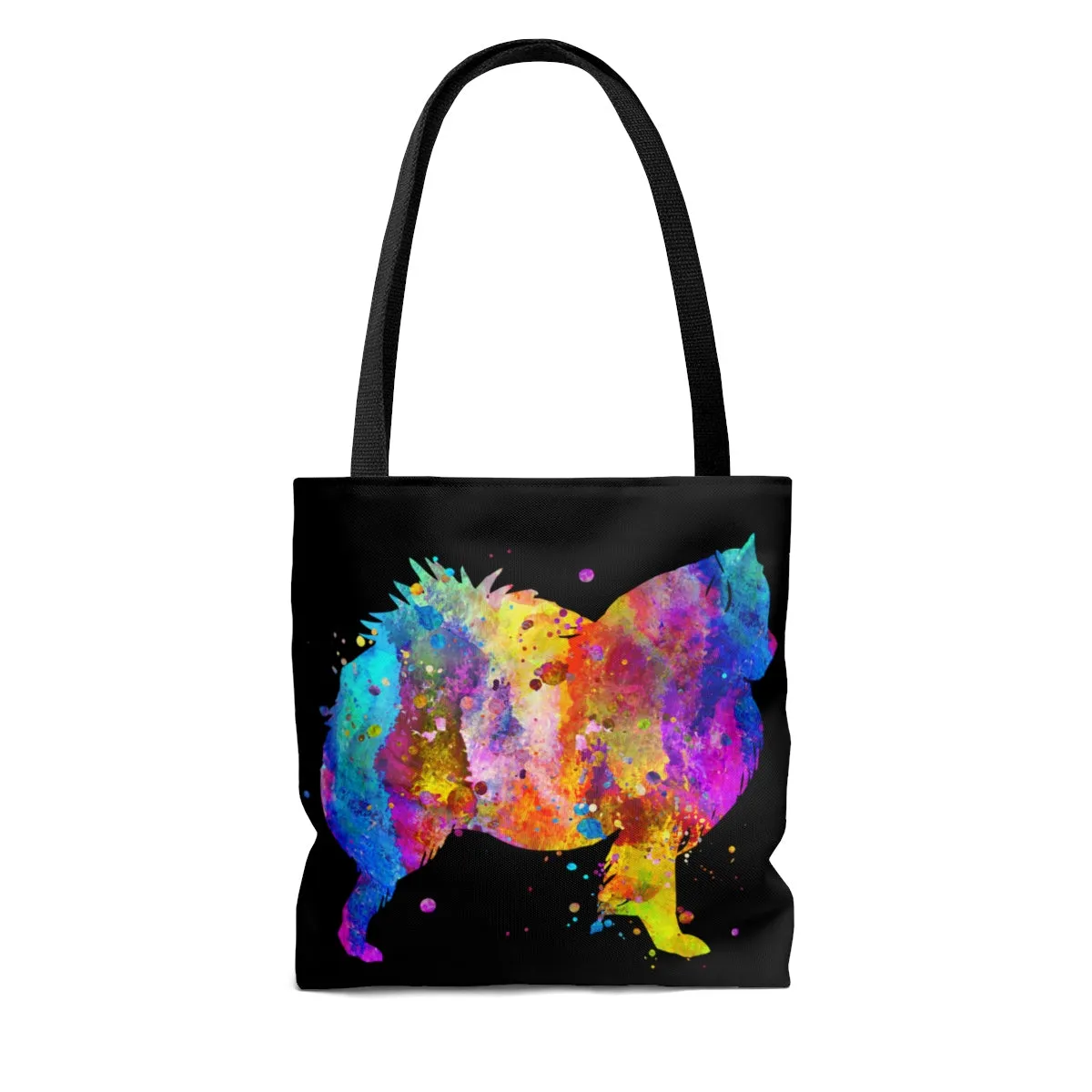 Watercolor American Eskimo Tote Bag