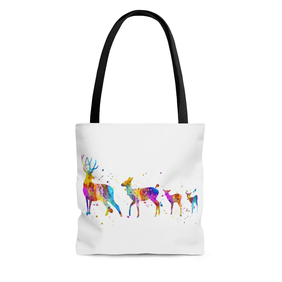 Watercolor Deer Tote Bag