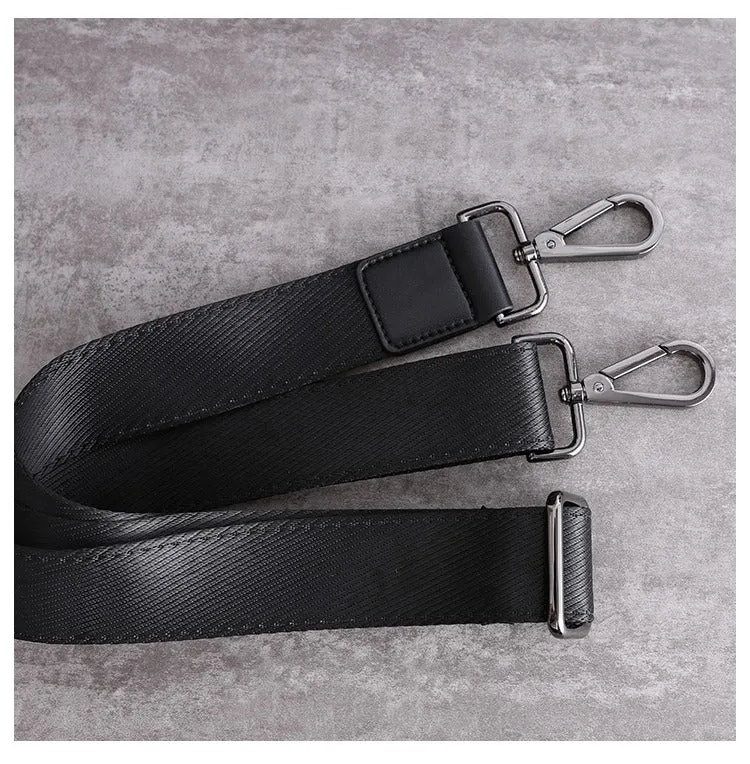 Womens Nylon Leather Gym Shoulder Bag Womens Black Nylon Gym Purse Nylon Work Shoulder Purse for Ladies