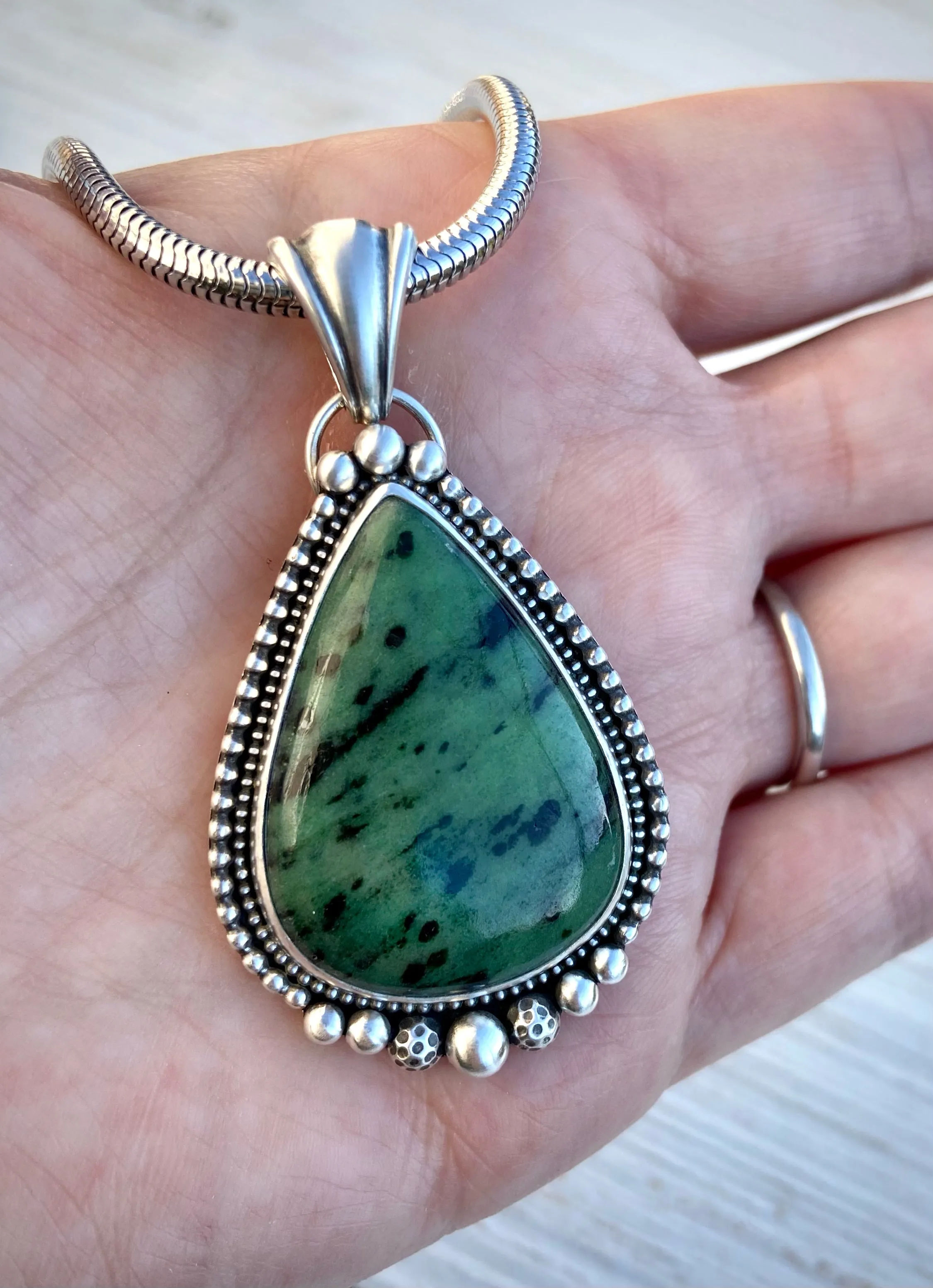 Zoisite Pendant